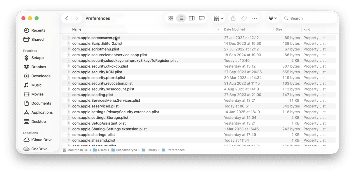 Resetting application preferences and reinstalling apps