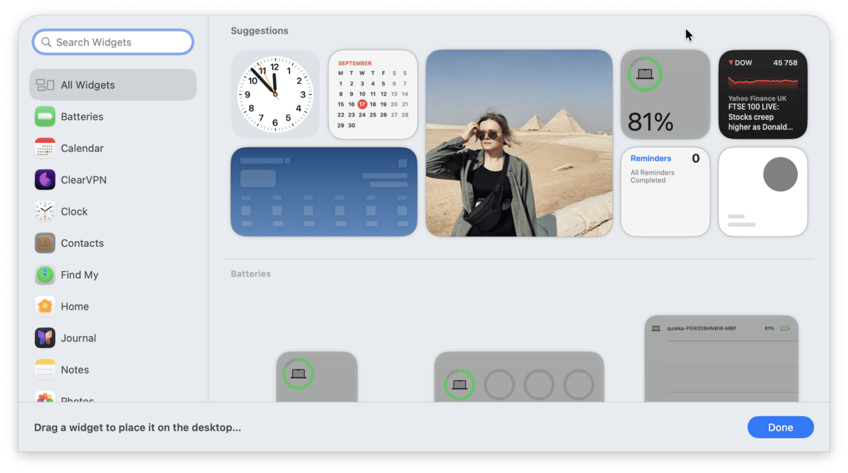 Desktop widgets that actually do something