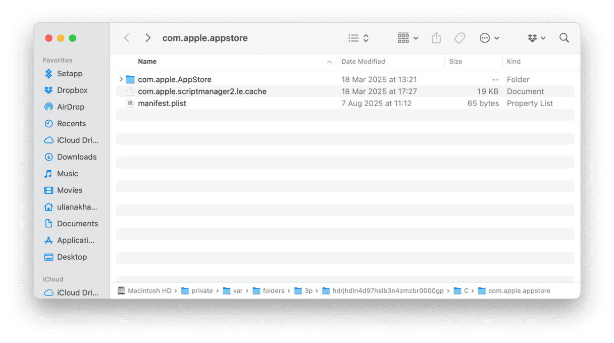 How to reset App Store cache on Mac