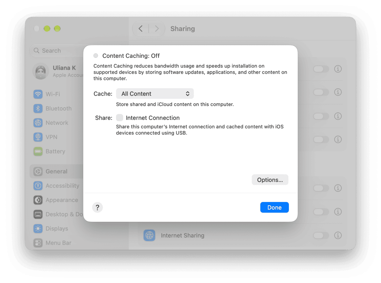 content caching