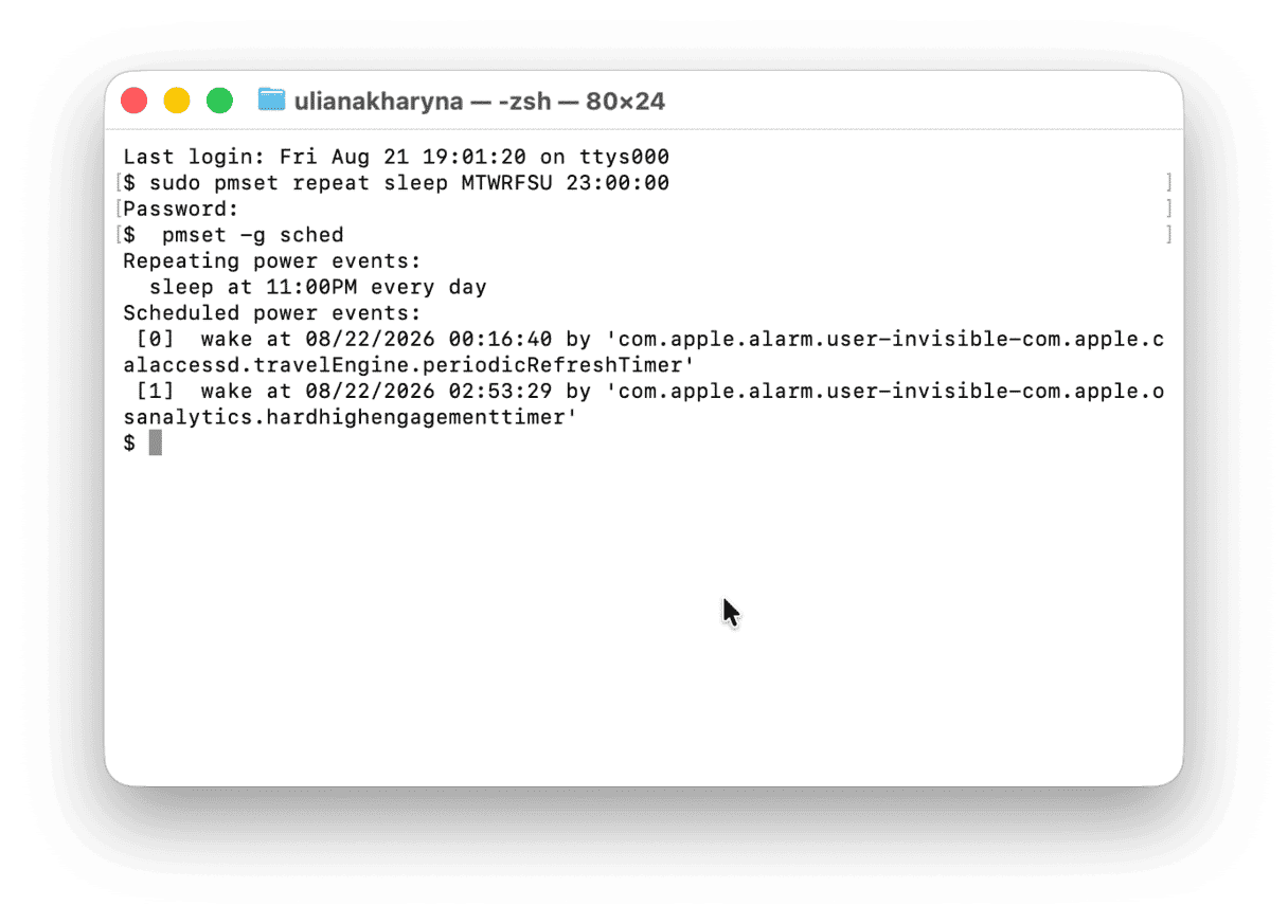 How to set the sleep timer on Mac?