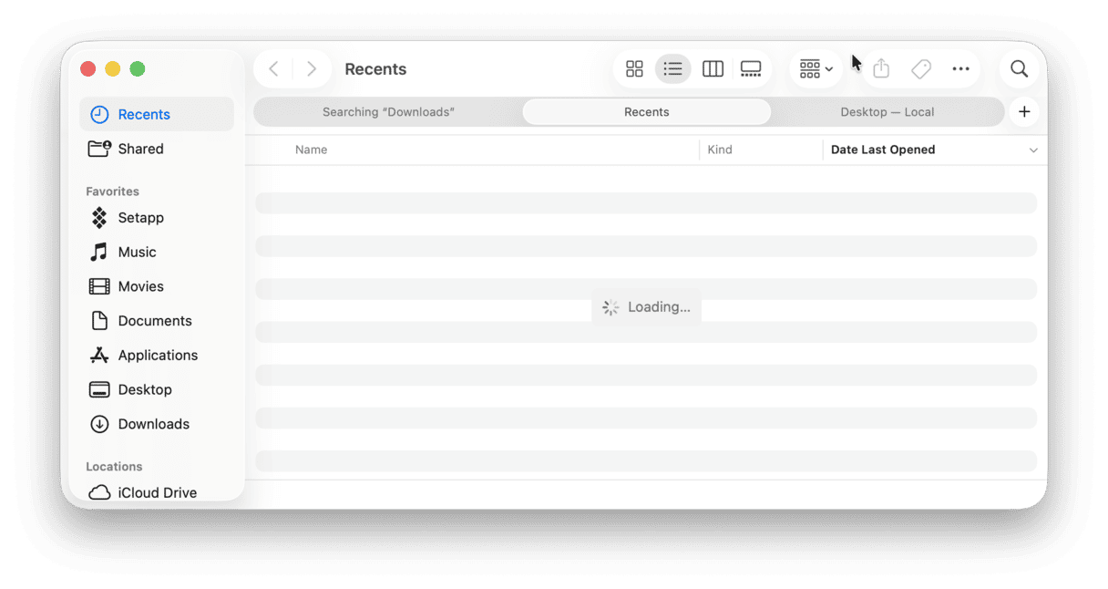 How to merge tabs in Finder