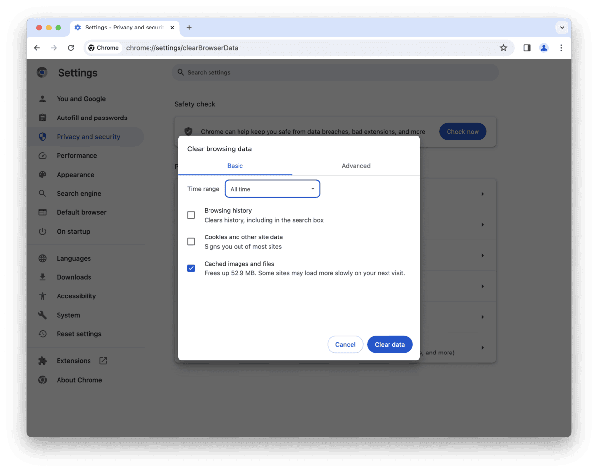 Jak oczyścić pamięć podręczną w Chrome