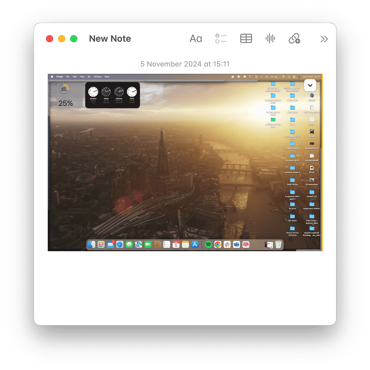 How to copy partial screen screenshot to clipboard on Mac