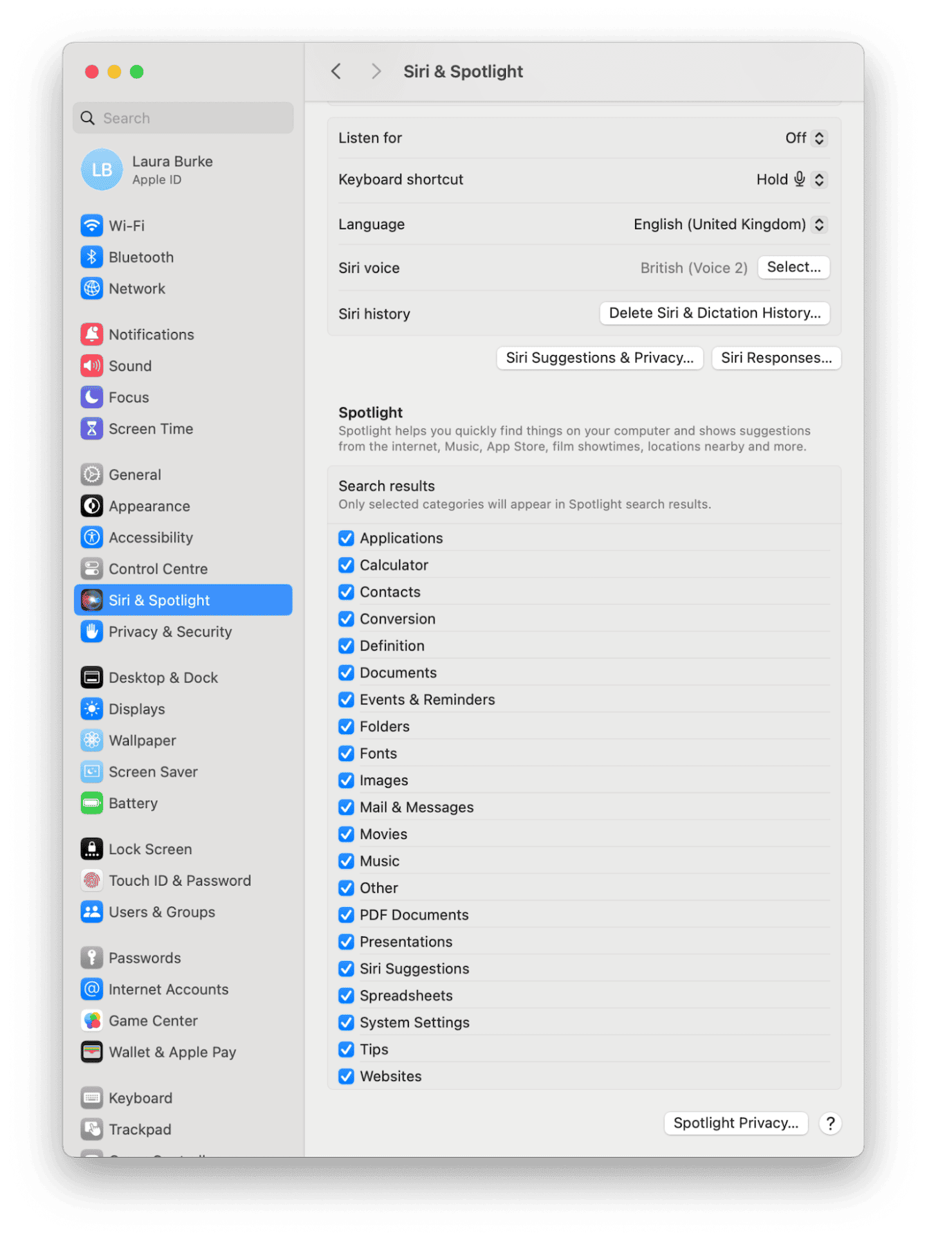 Personaliza los ajustes de la b&uacute;squeda