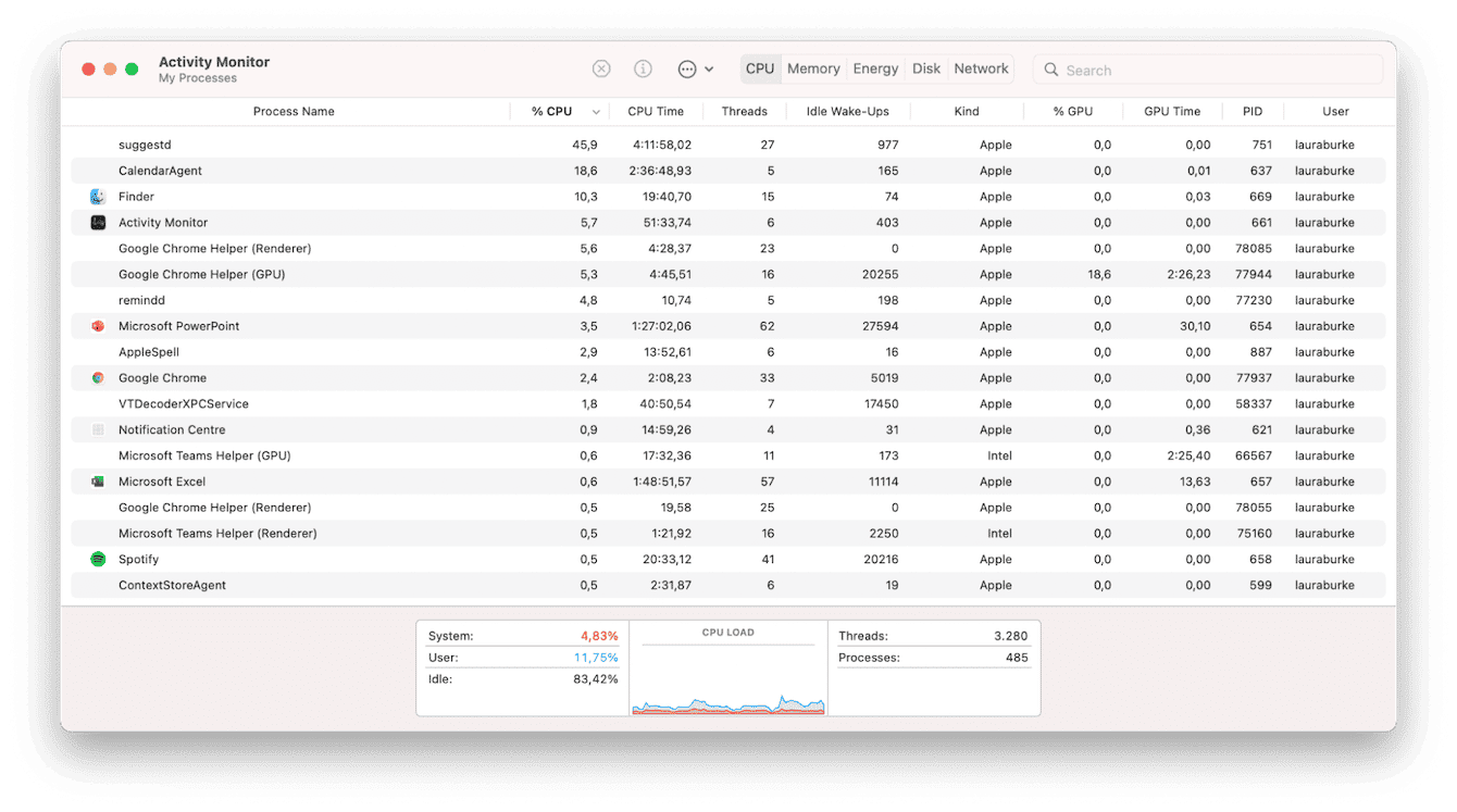 Szukaj zasobochłonnych aplikacji