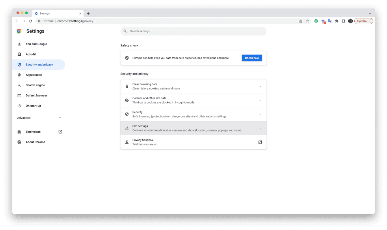 Wyłącz Google Chrome Helper (Renderer)