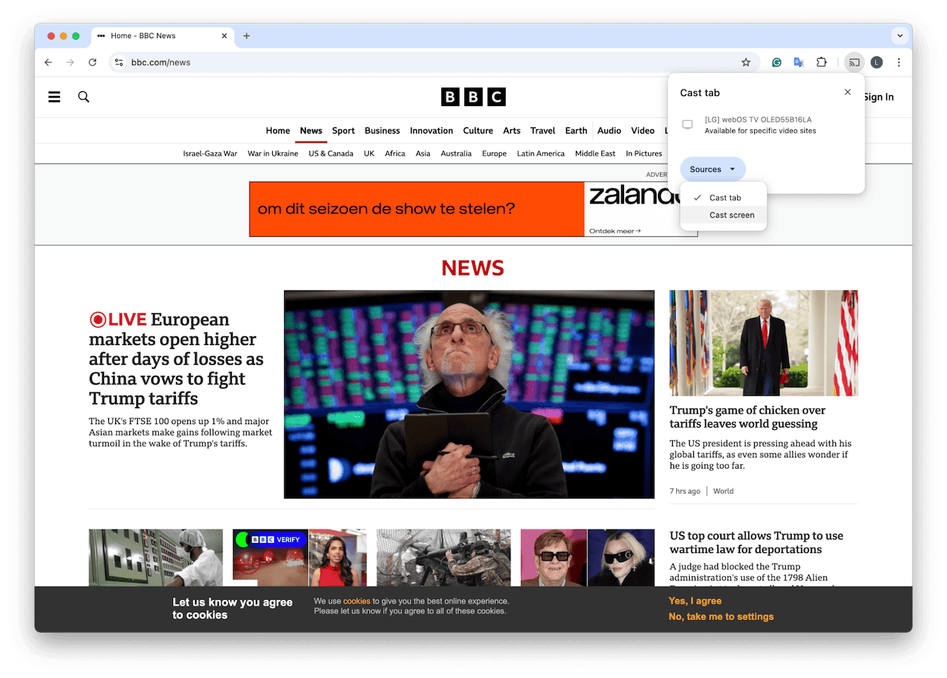 Casting entire Desktop