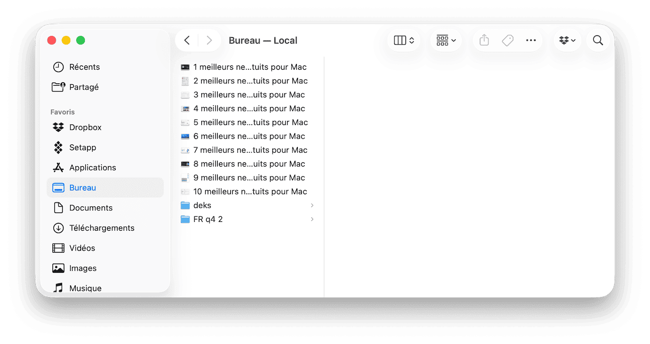 Utilisez le Finder pour voir tous les fichiers pr&eacute;sents sur Mac