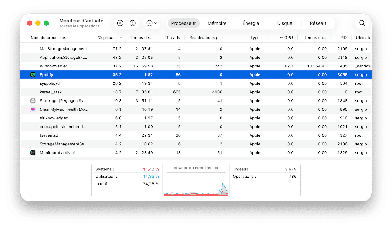 V&eacute;rifiez ce qu'il se passe en arri&egrave;re-plan