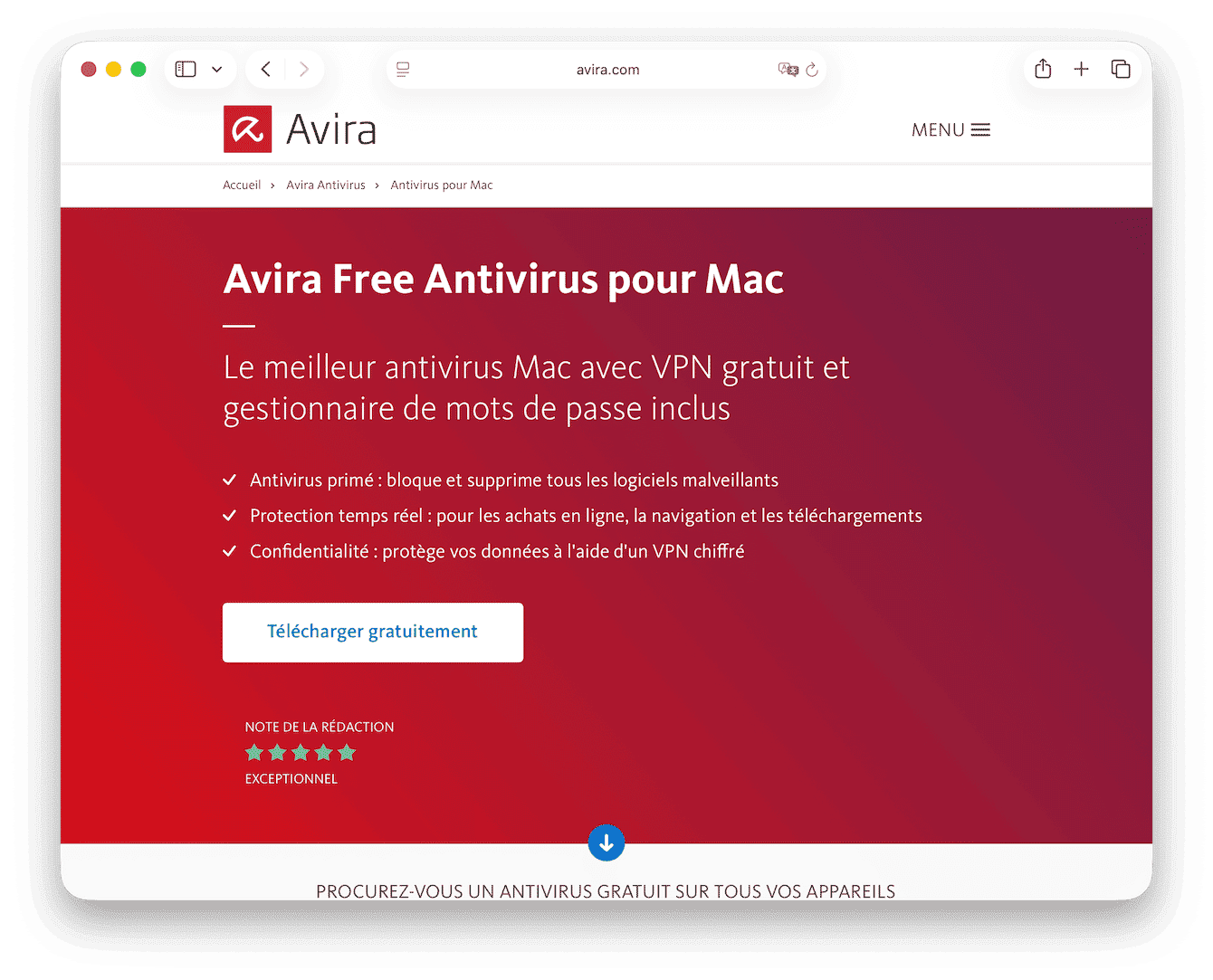 Avira Free Security pour Mac
