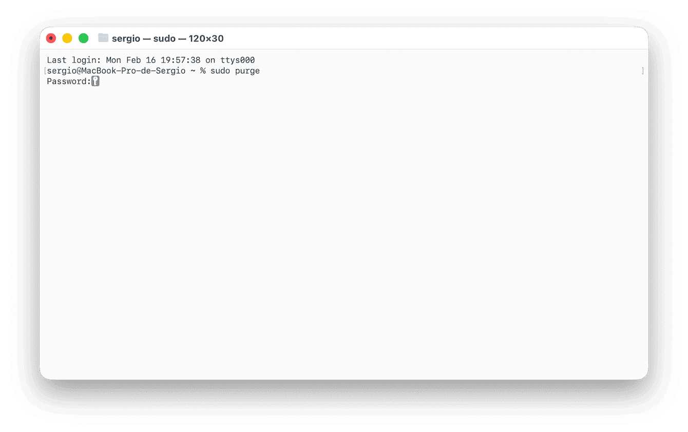 Lib&eacute;rez de la RAM dans le Terminal
