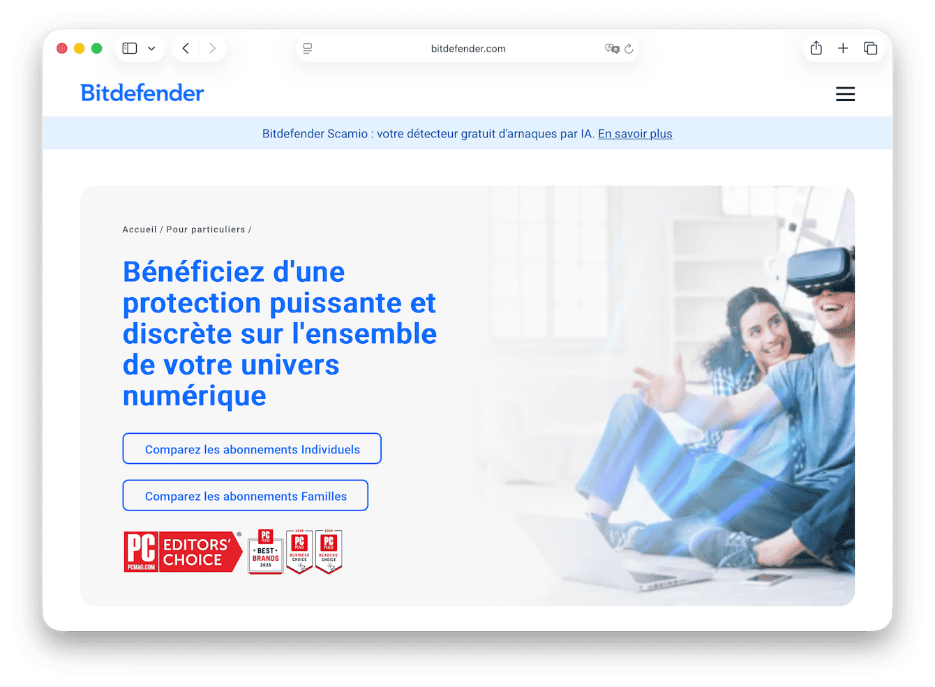 Installez un logiciel antivirus - Bitfender