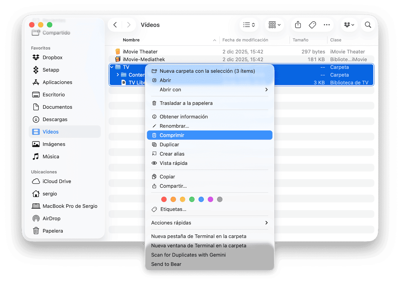 Traslada los archivos a un disco duro externo o a la nube