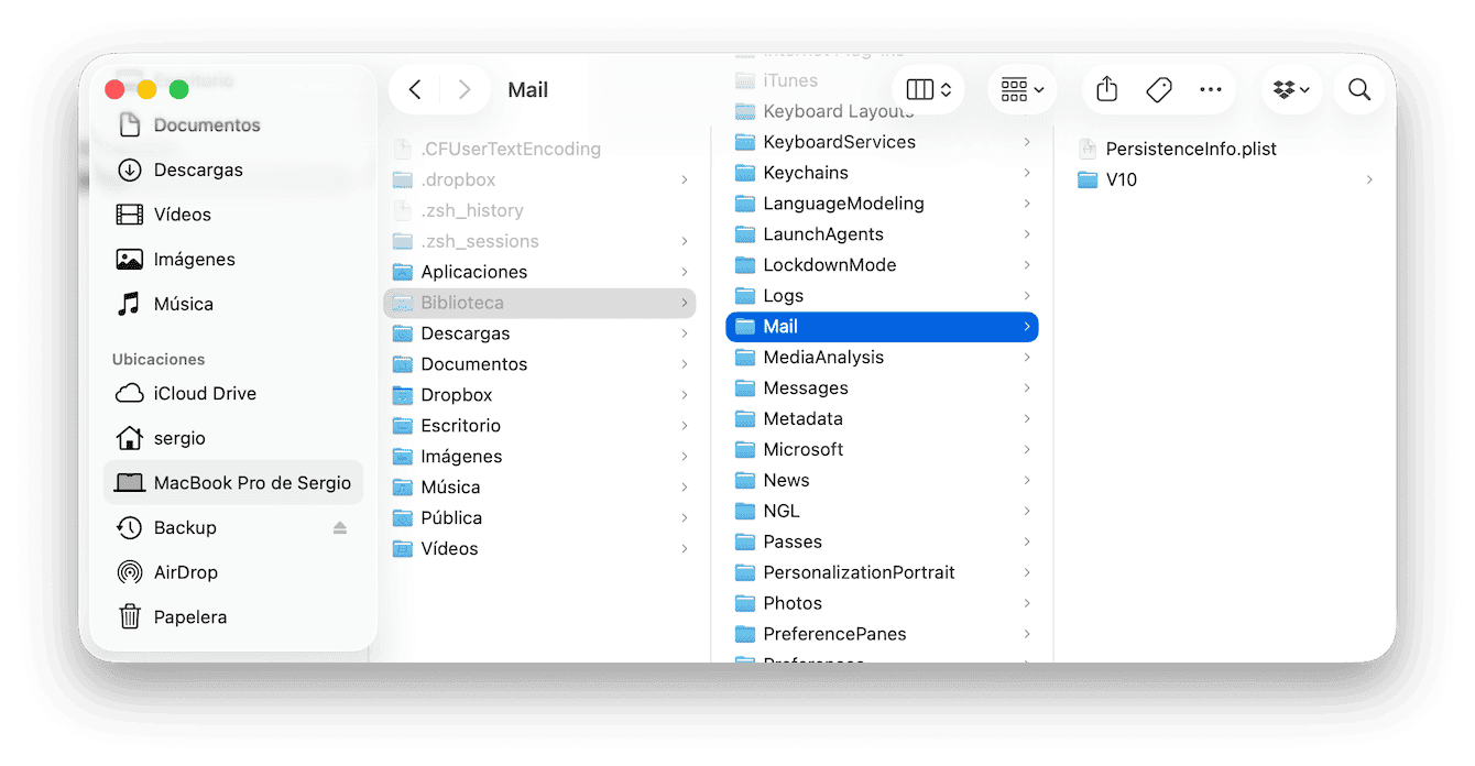 C&oacute;mo borrar la cach&eacute; de Mail manualmente