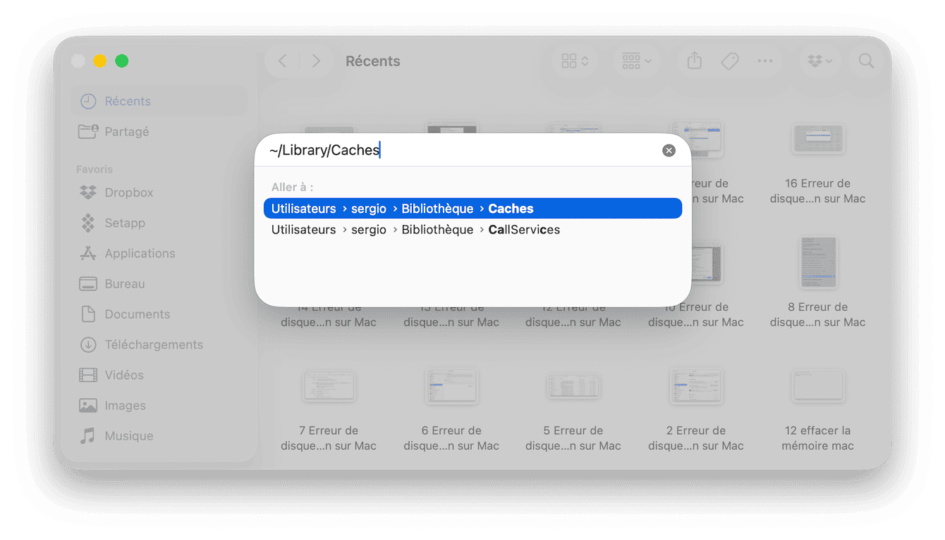 Supprimez le cache des applications (fichiers syst&egrave;me inutiles)
