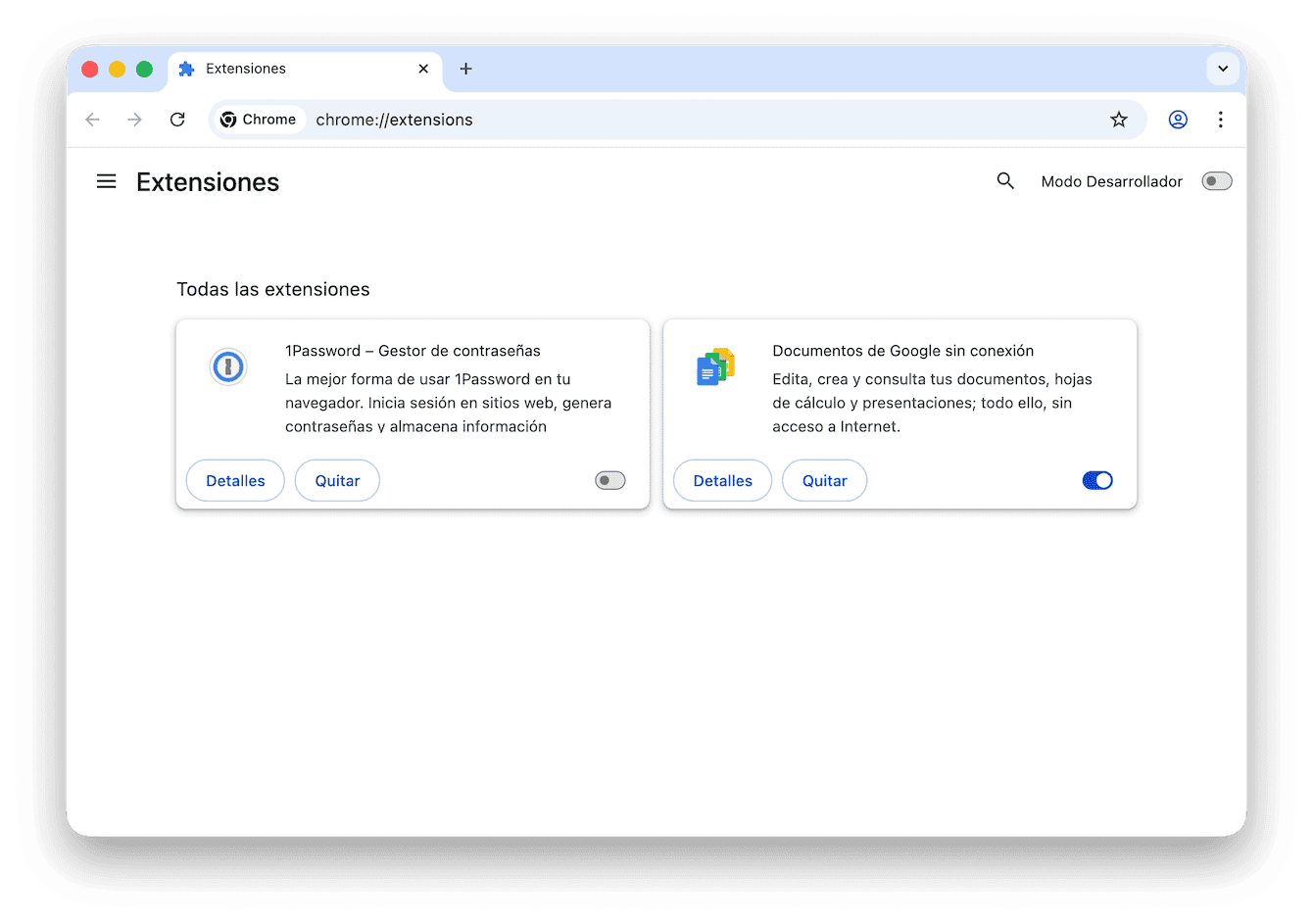 Comprueba los complementos de tu navegador