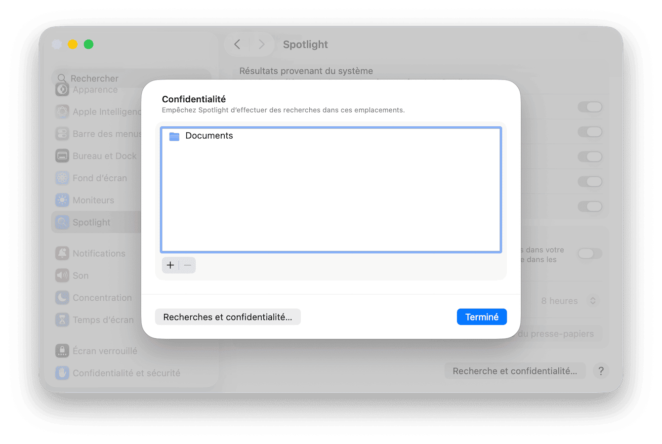 V&eacute;rifiez vos param&egrave;tres de confidentialit&eacute;