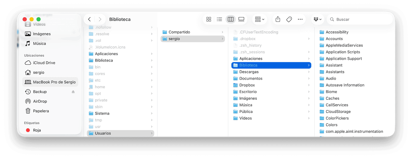 C&oacute;mo eliminar manualmente los archivos asociados con apps desde la Biblioteca&nbsp;