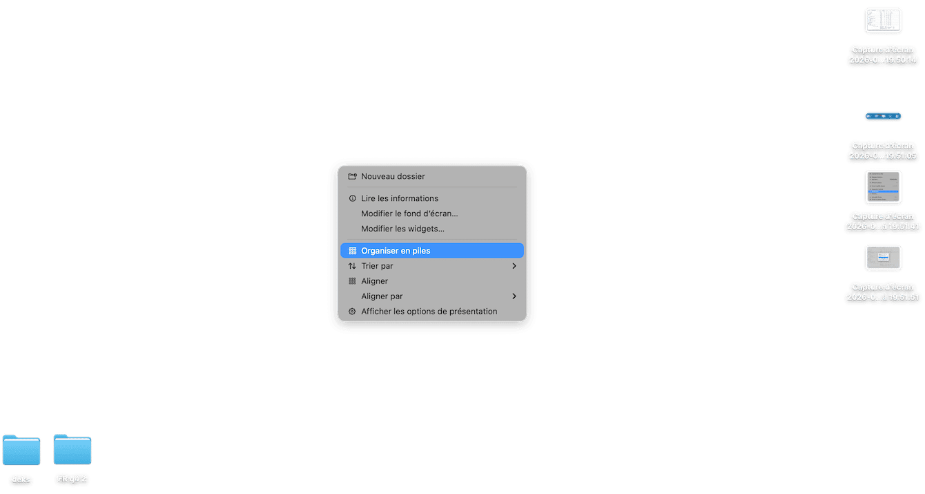 Faites du tri sur votre bureau