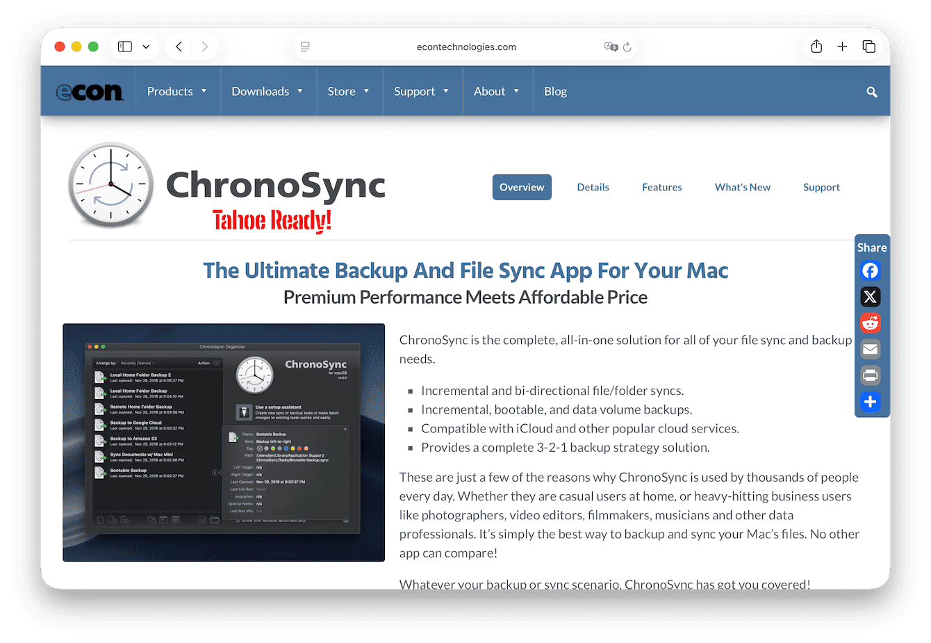 ChronoSync es una soluci&oacute;n todo-en-uno para las copias de seguridad