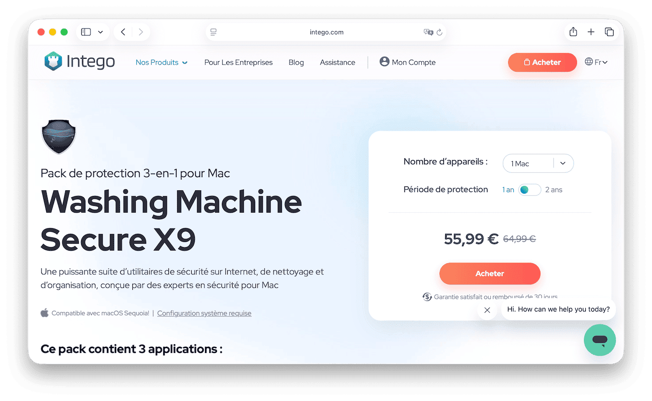 Intego Washing Machine