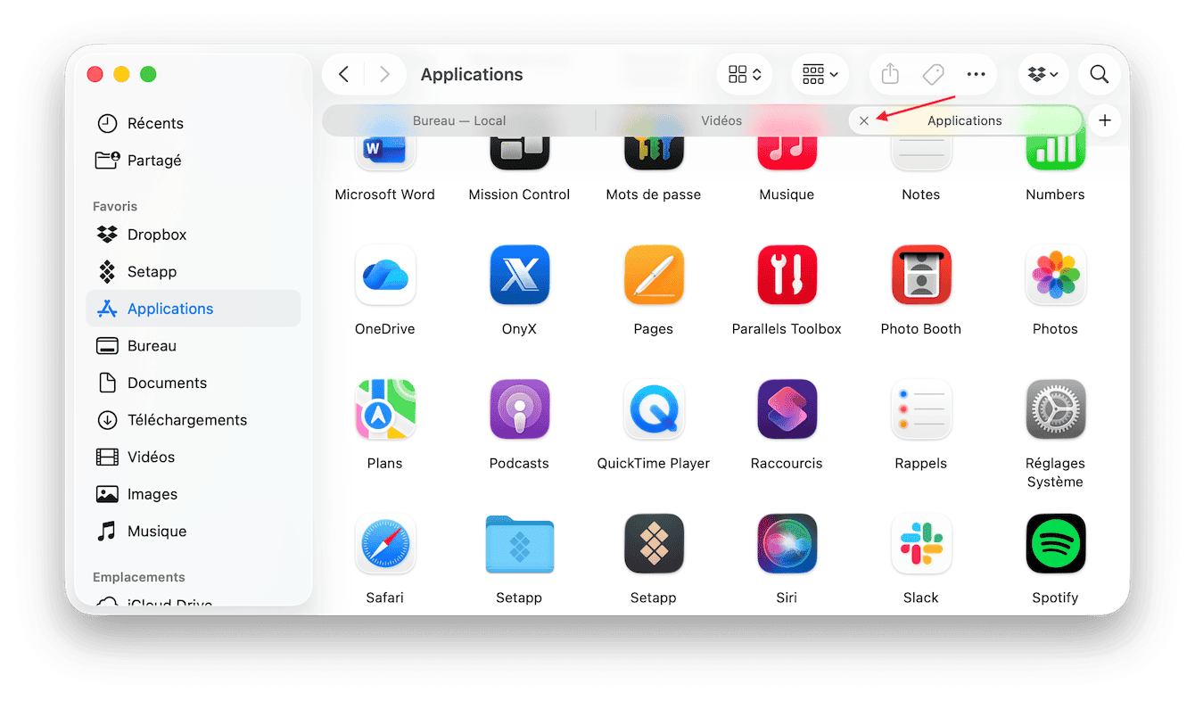 Fermez les fen&ecirc;tres du Finder