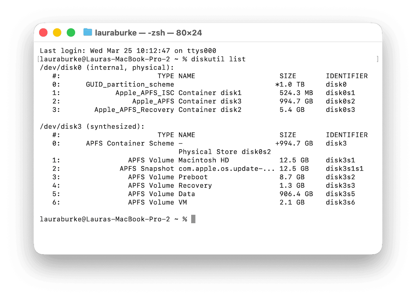 Use Terminal commands in recovery mode
