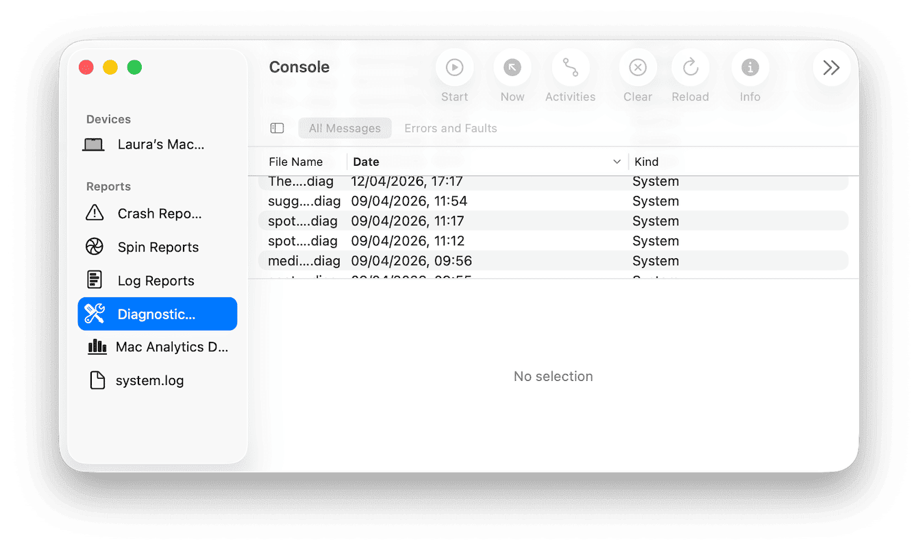 Use Console for advanced log analysis