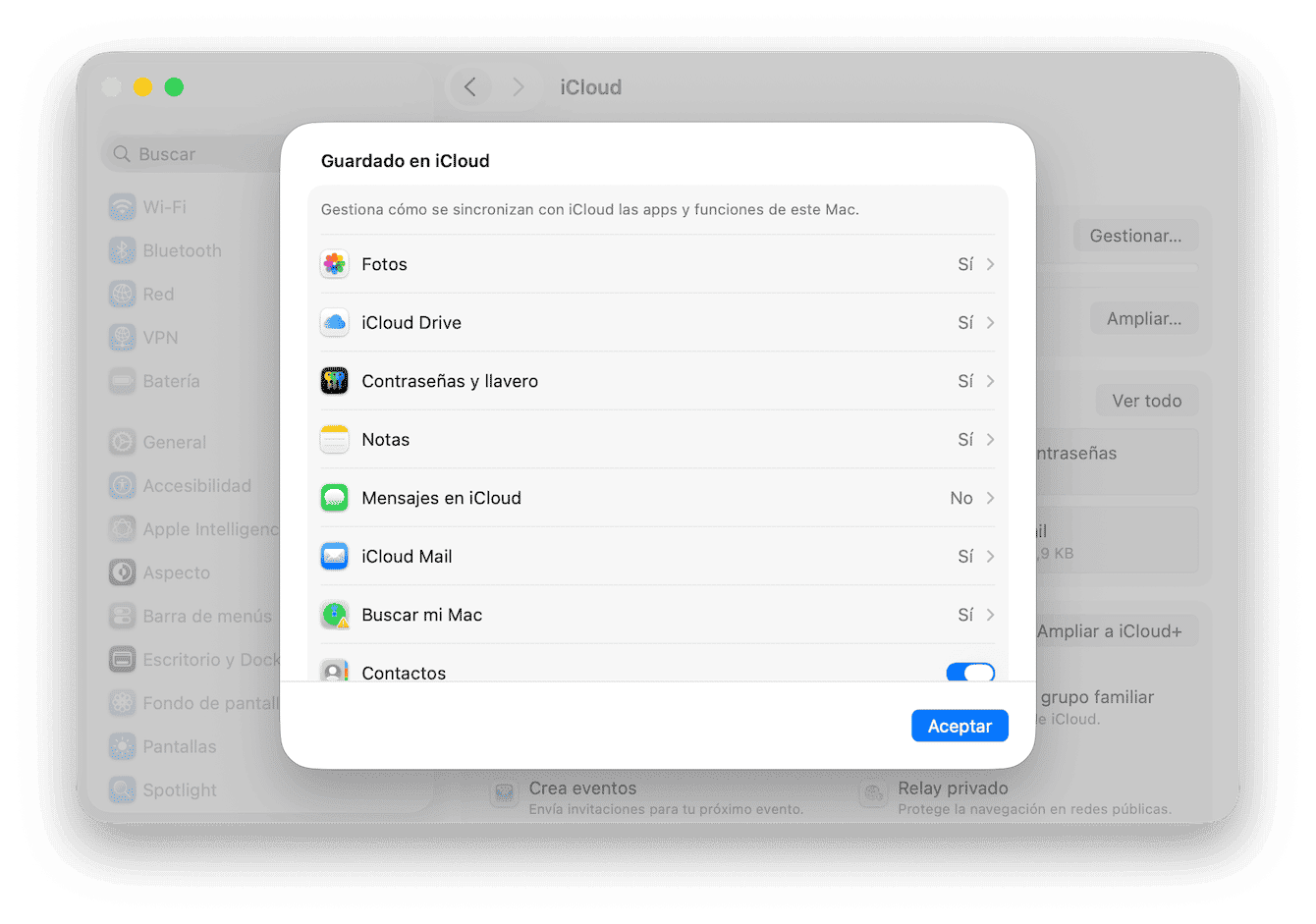Comprueba los ajustes b&aacute;sicos en el Mac y otros dispositivos