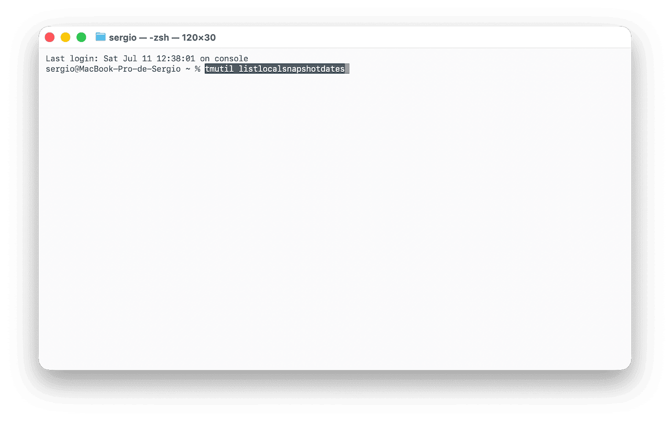 古いTime Machineバックアップを削除