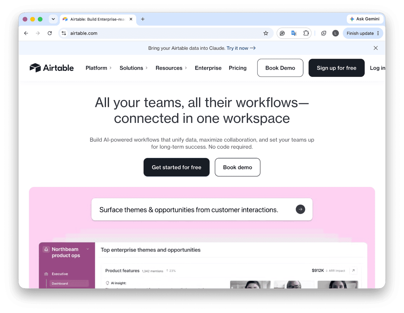Airtable database client