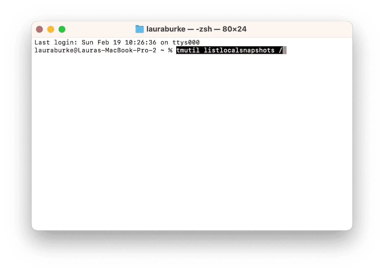 Come eliminare le istantanee di Time Machine dal Terminale