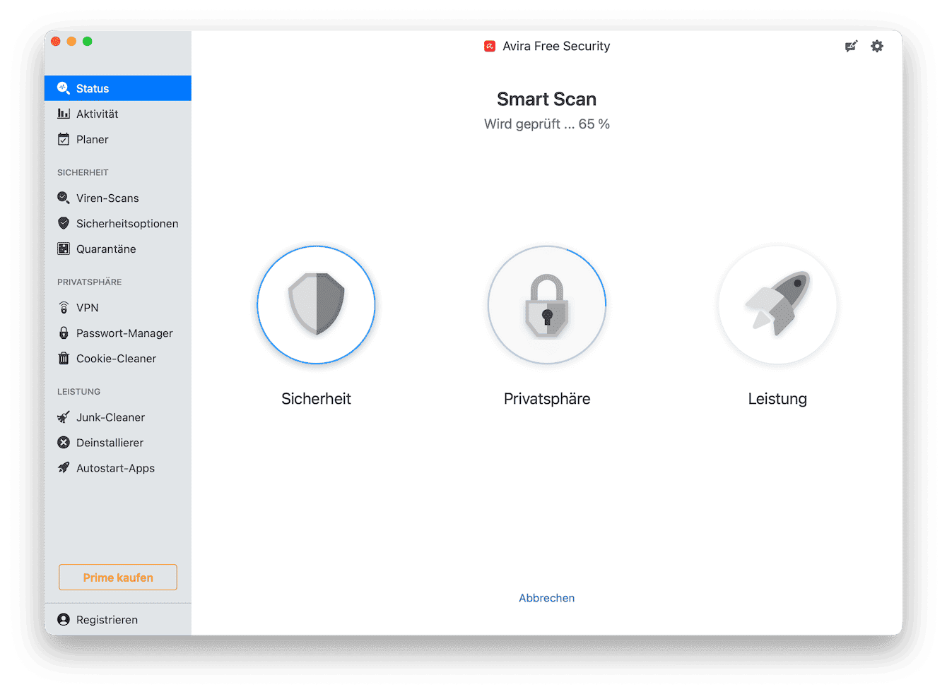 Avira Free Security f&uuml;r Mac