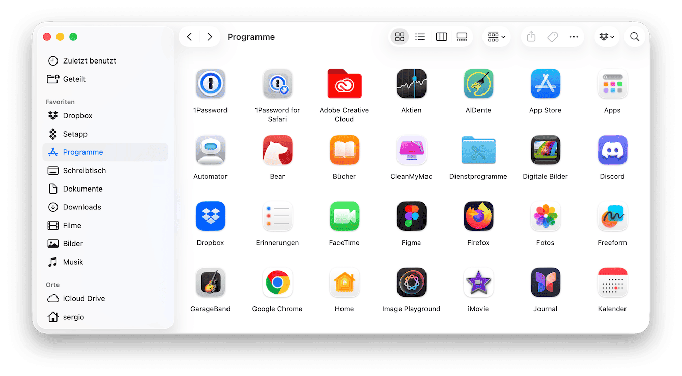 Nicht genutzte Programme l&ouml;schen