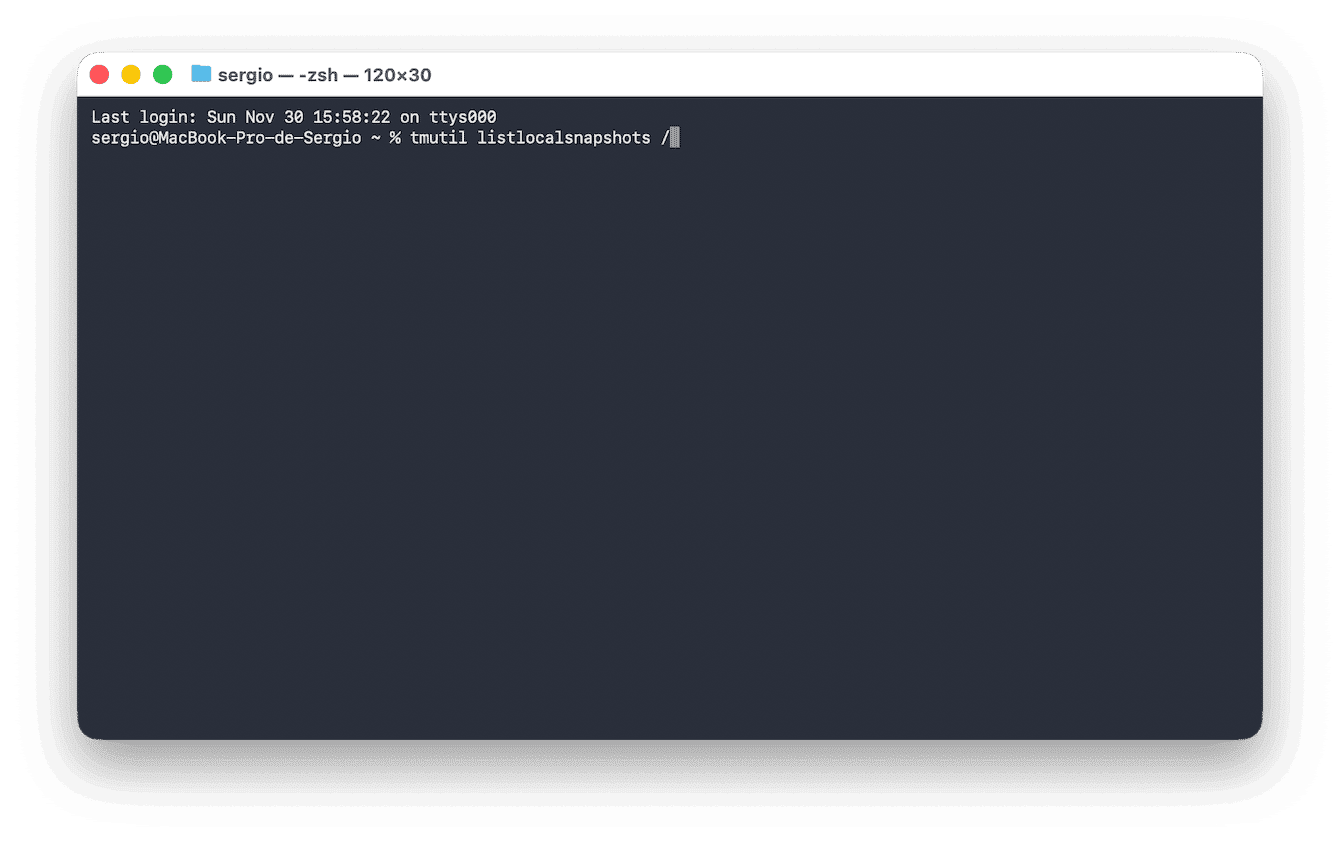 Time Machine-Schnappsch&uuml;sse mit Terminal l&ouml;schen