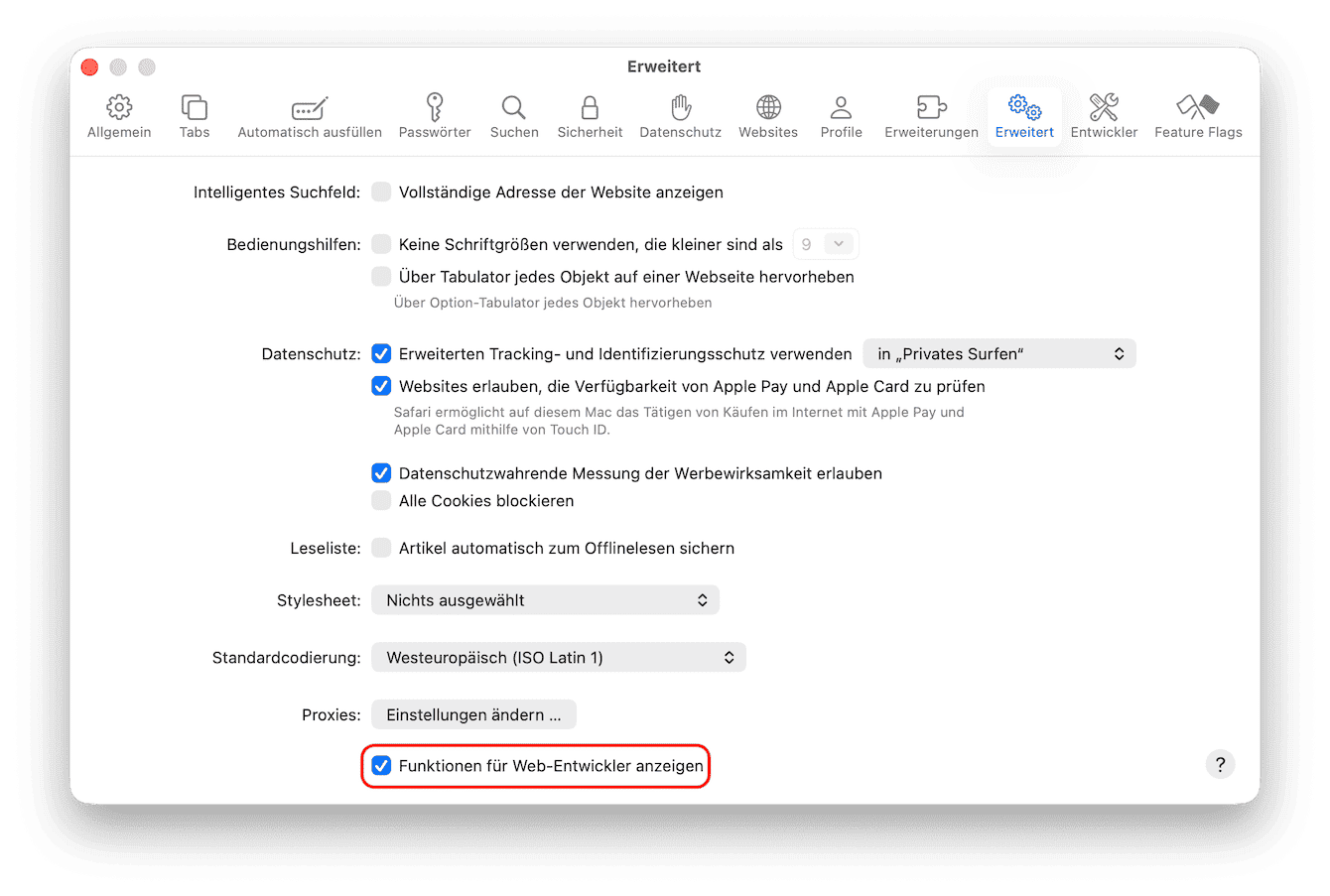 Den Cache in Safari l&ouml;schen