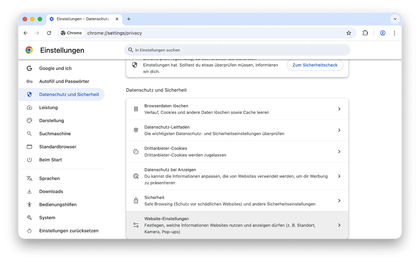 Deaktivieren Sie Google Chrome Helper Renderer