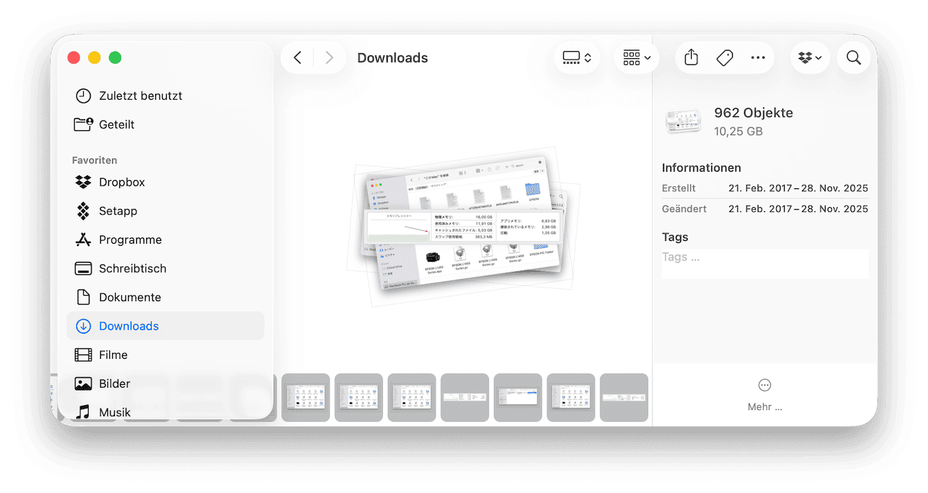Ordner &bdquo;Downloads&ldquo; &uuml;berpr&uuml;fen