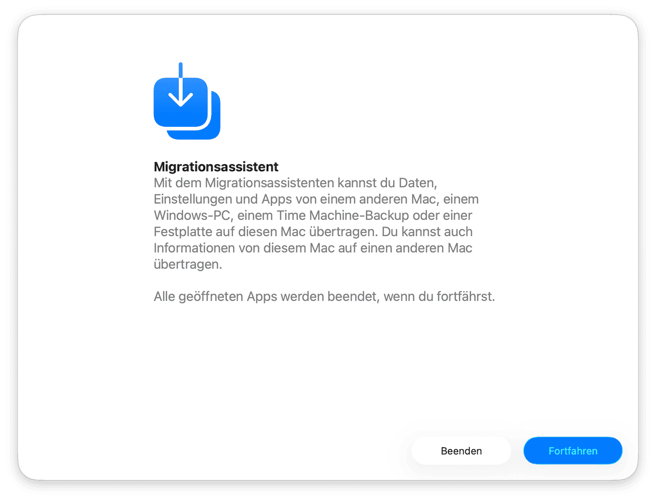 Ein Backup wiederherstellen