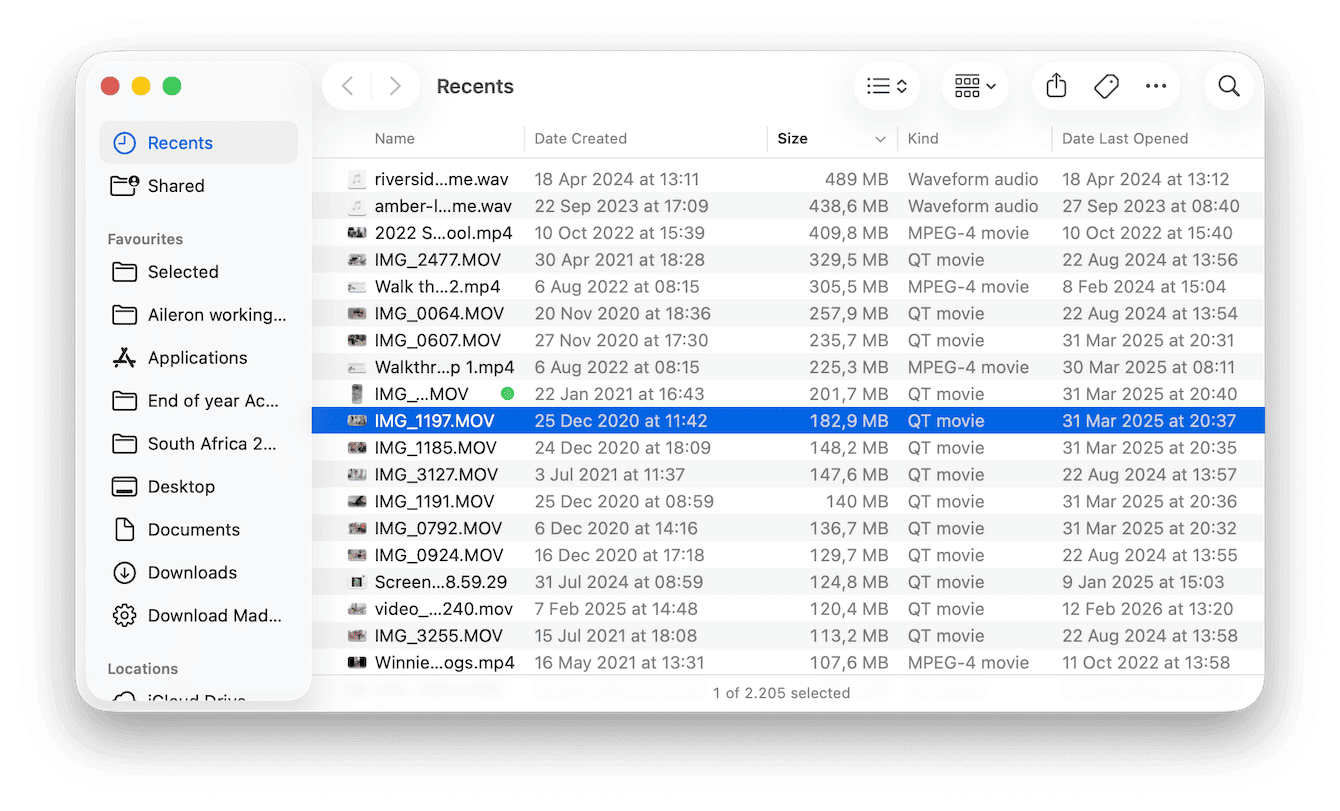 Remove old large, and duplicate files