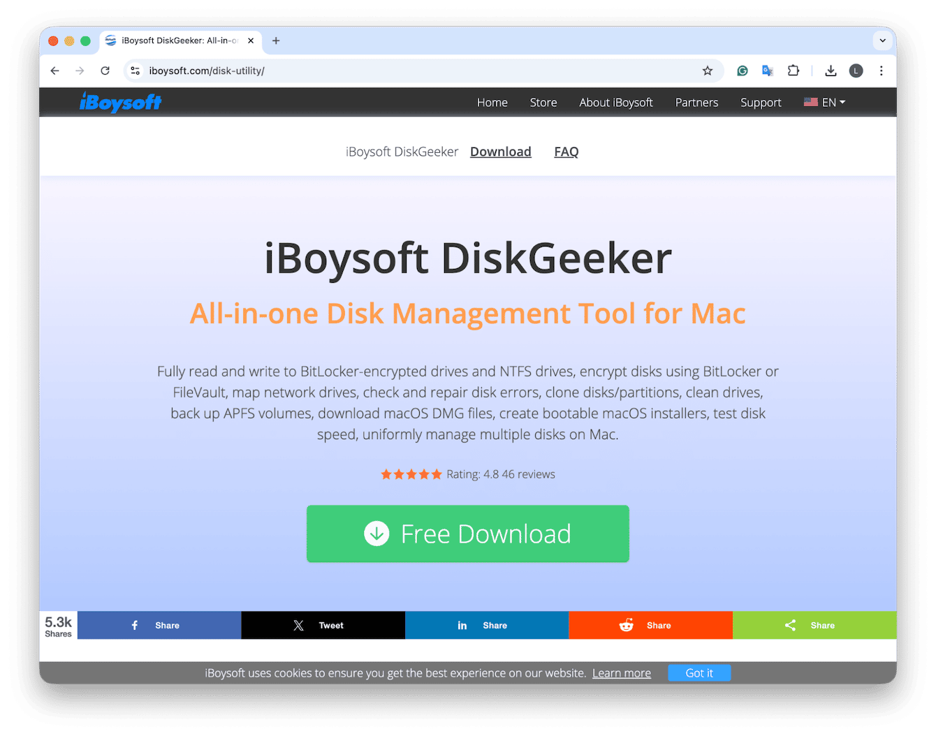 iBoysoft DiskGeeker app