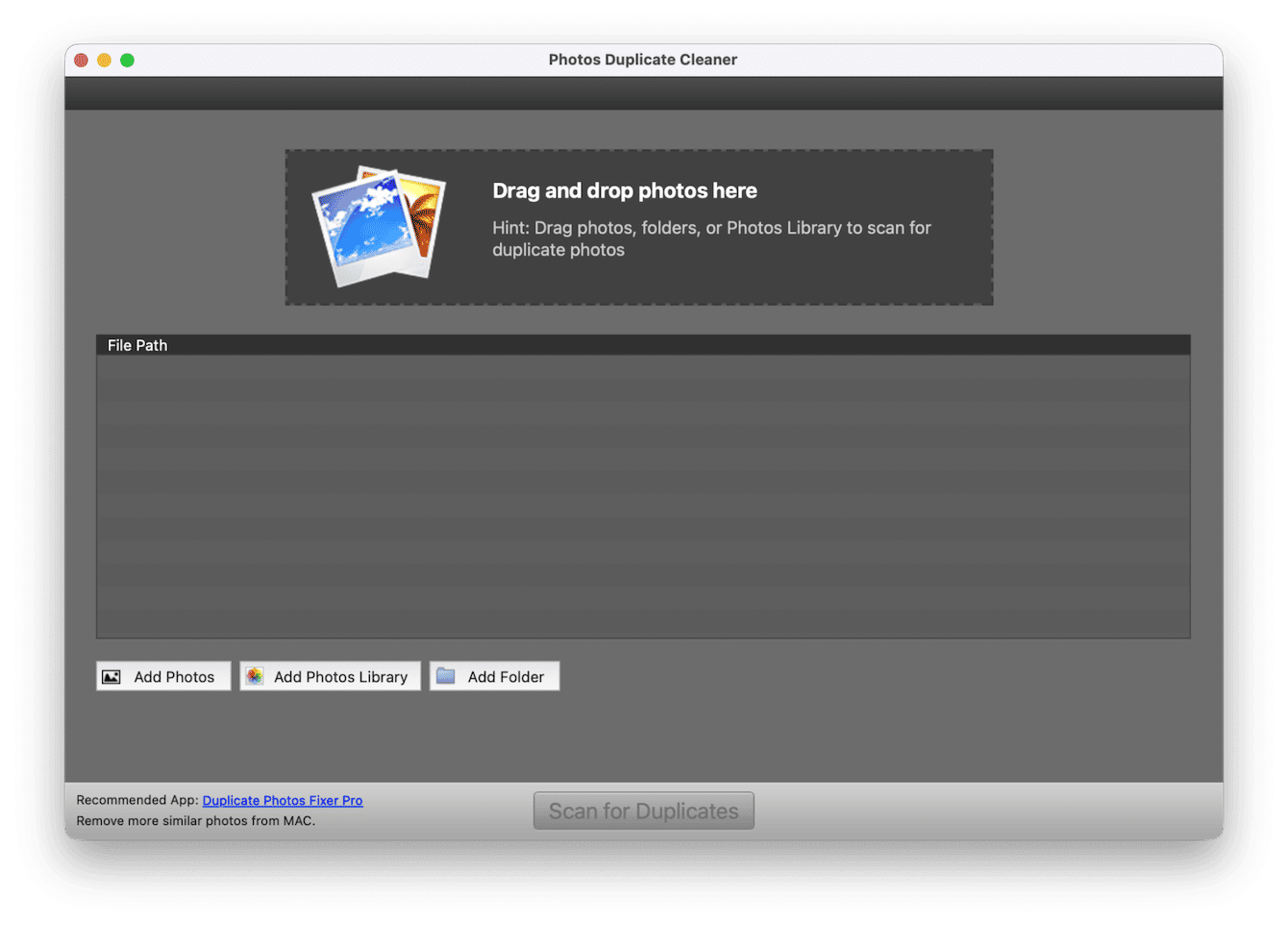 Photos Duplicate Cleaner
