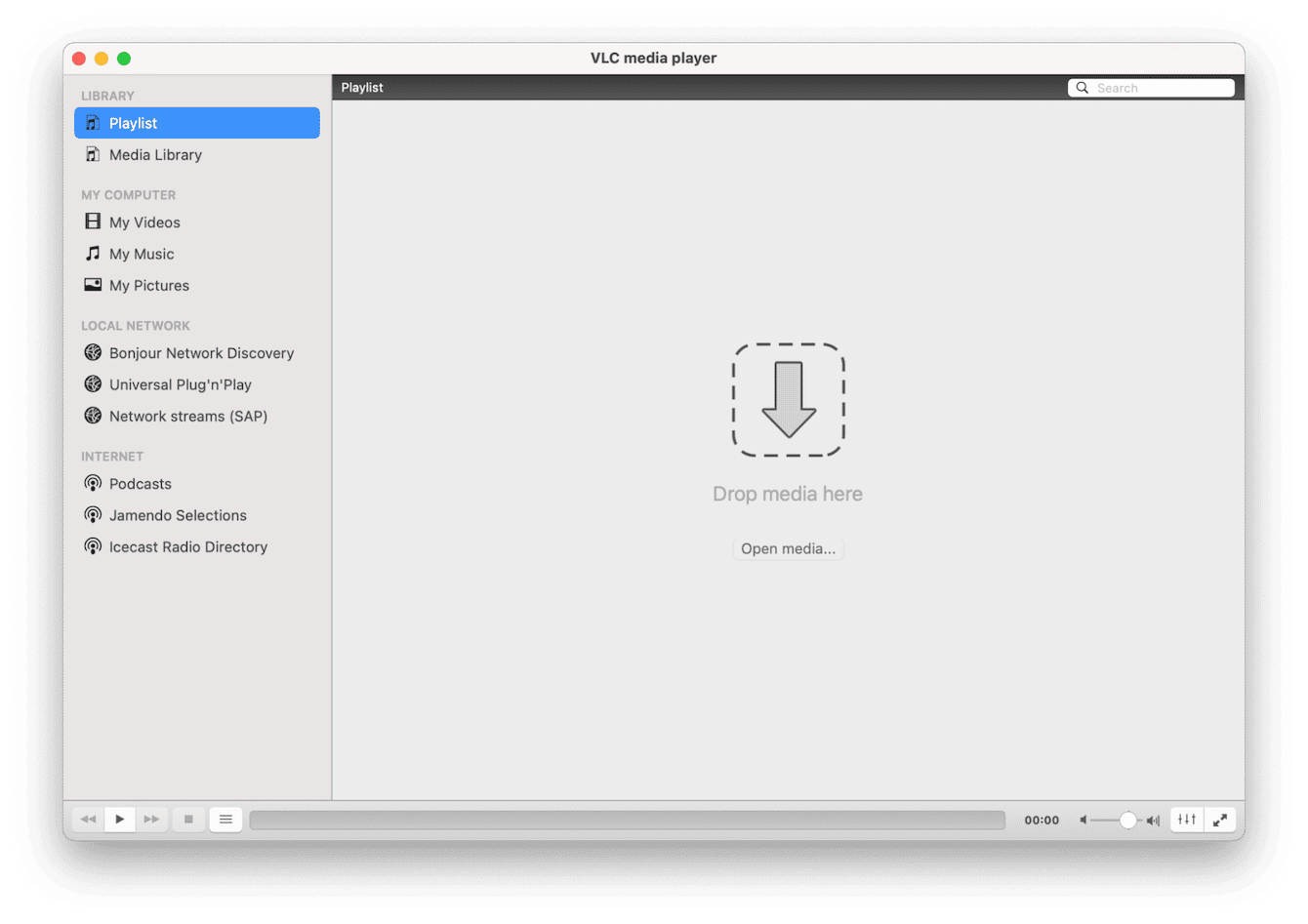 Use a free VLC media player for Mac