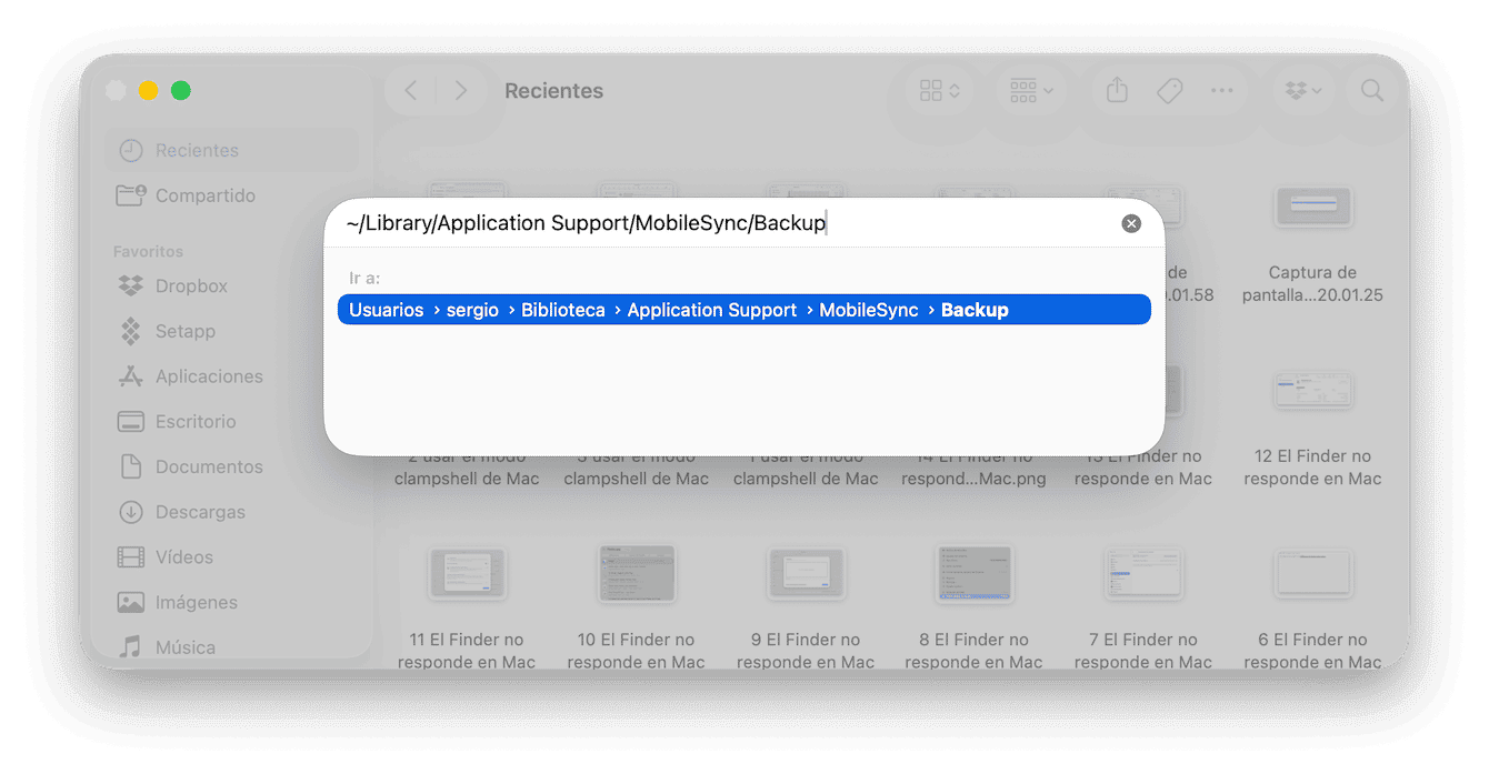 Elimina copias de seguridad antiguas de iOS