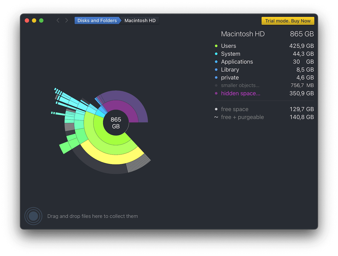 DaisyDisk app for Mac