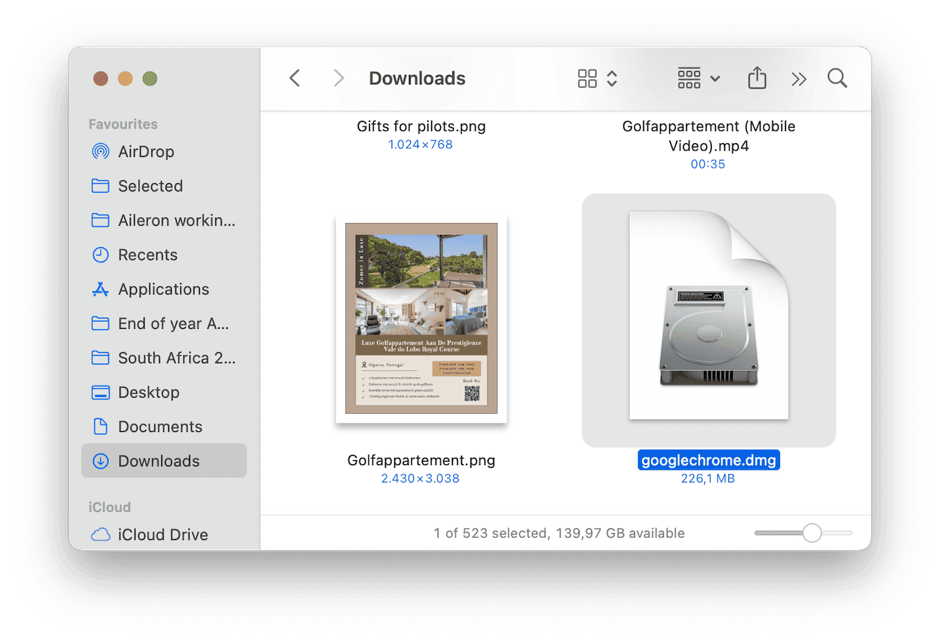 Install Chrome on your MacBook from downloads