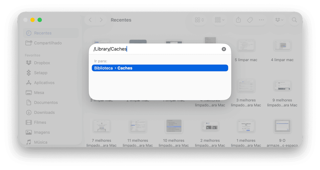Como limpar manualmente o cache do sistema no Mac