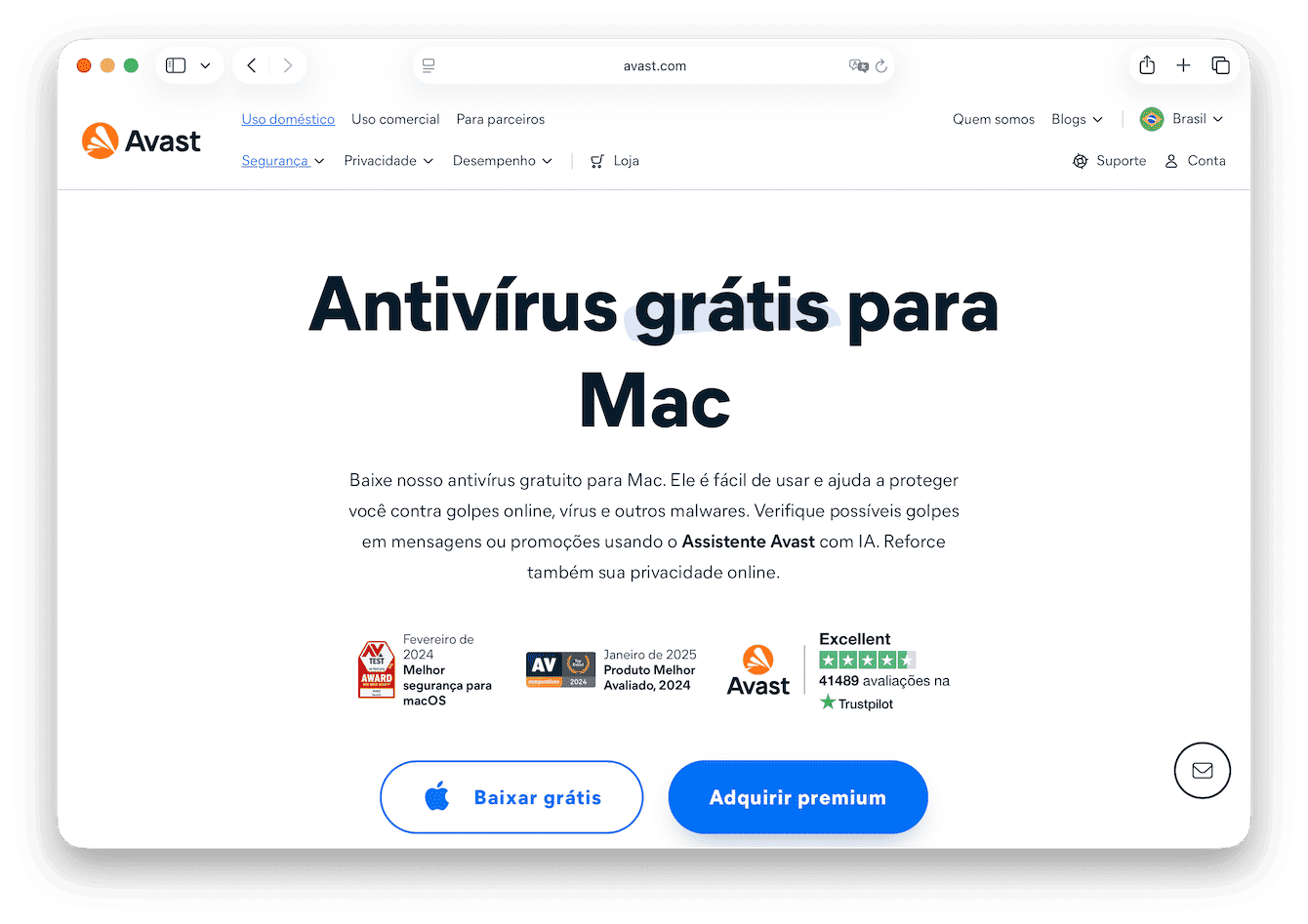 Avast Security for Mac