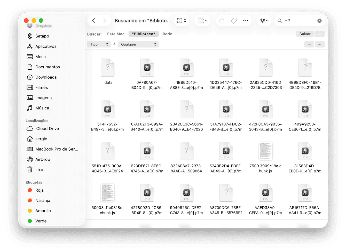 No Finder, pressione a tecla Option e clique no menu Ir